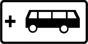 Знак Вид маршрутного транспортного средства 2
