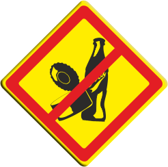 Знак Запрещено засорять территорию