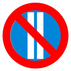 Знак Стоянка запрещена по четным числам месяца