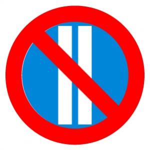 Знак Стоянка запрещена по четным числам месяца