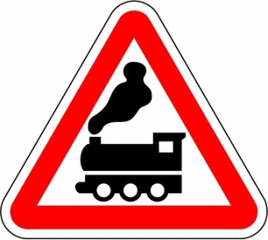 Знак Железнодорожный переезд без шлагбаума, для ж/д