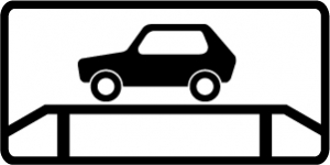 Знак Место для осмотра автомобиля