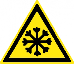 Знак Осторожно. Холод
