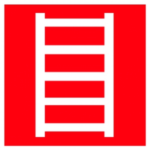 Знак Пожарная лестница