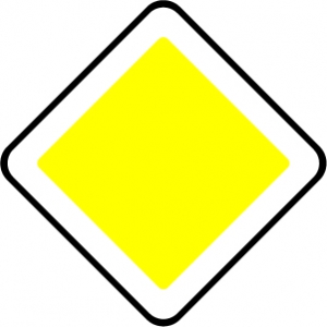Знак Главная дорога