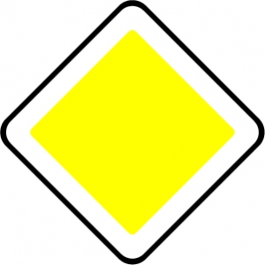 Знак Главная дорога